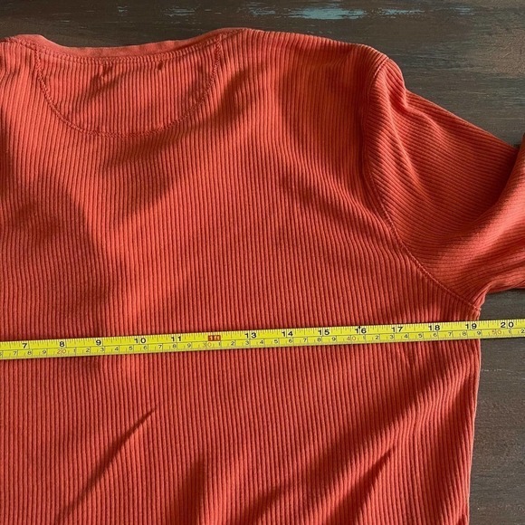 Lauren Ralph Lauren Women's Orange Cotton Blouse XL - Picture 6 of 7